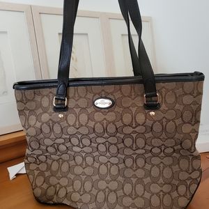 Coach Emblem Brown Bag